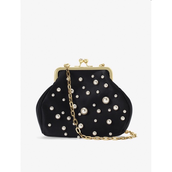 WHBM FAUX PEARL CLUTCH